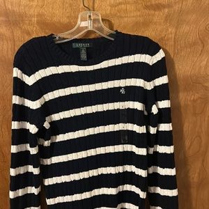 Lauren Ralph Lauren Knitted Striped Sweater